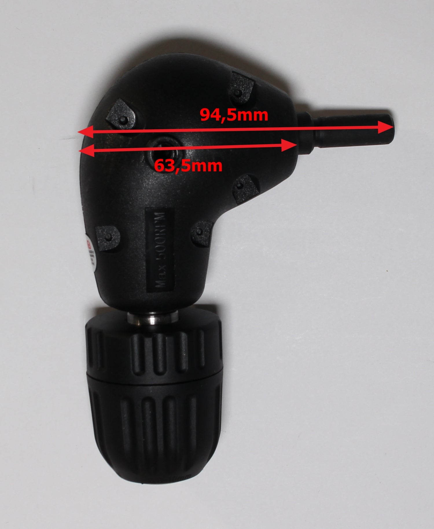 BGS 8621 Winkelbohrvorsatz mit Schnellspann Bohrfutter für Bohrer mit Ø 0,8 - 10mm