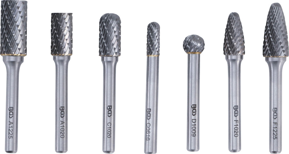 BGS 8626 Satz HSS Fräser Schaftdurchmesser Ø6mm 7 teilig