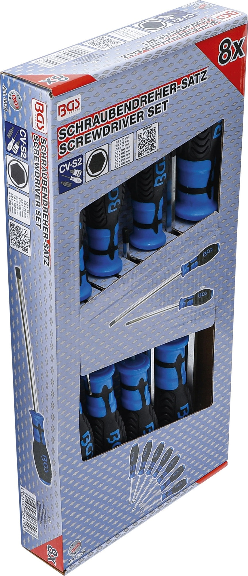 BGS 8629 Satz Schraubendreher Innensechskant 8 teilig