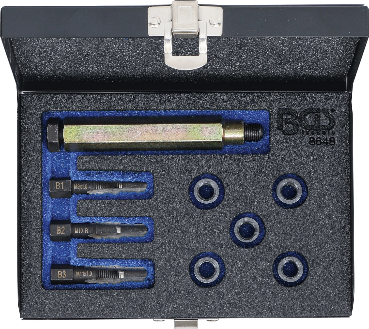 BGS 8648 Reparatursatz für Glühkerzengewinde M9 x 1,0mm