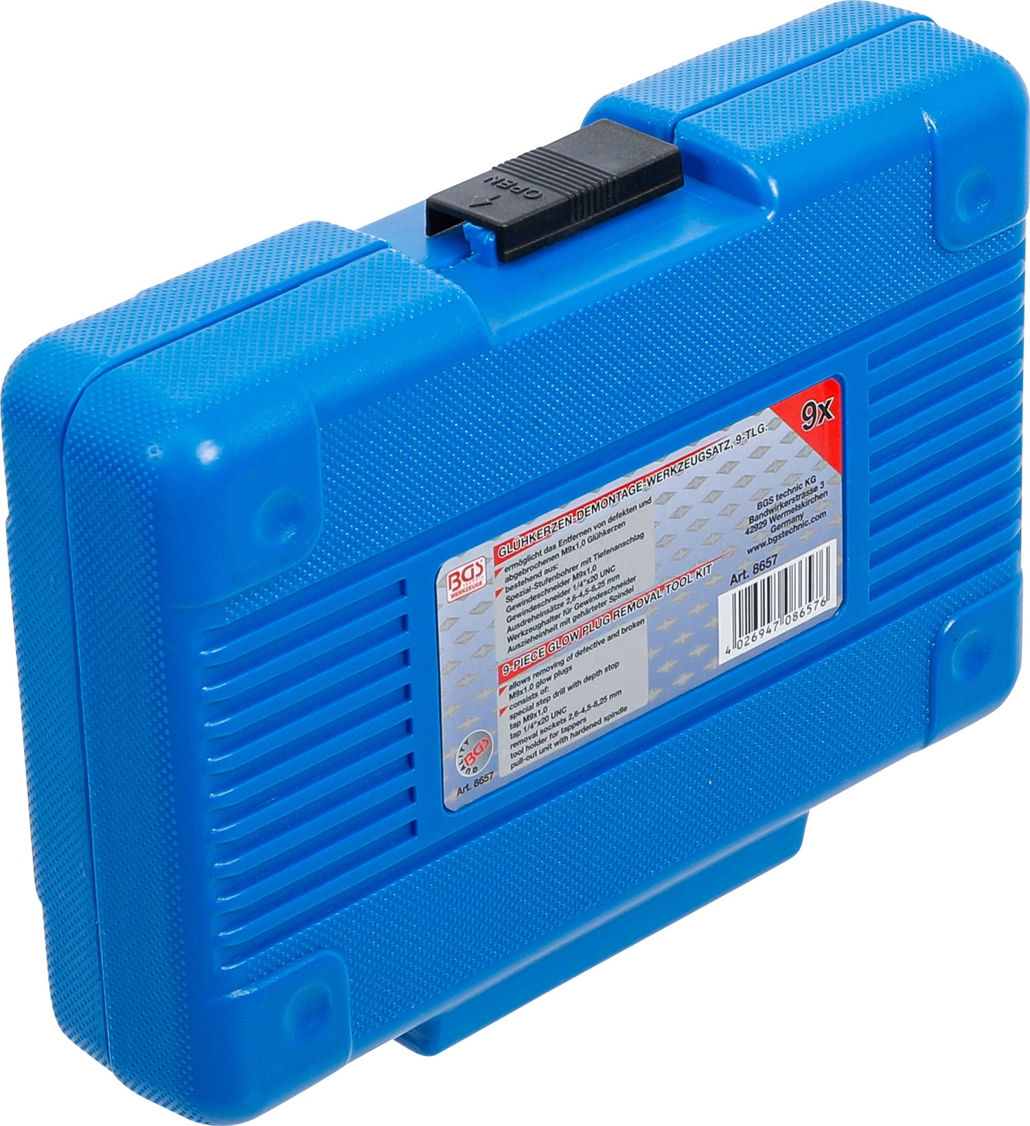 BGS 8657 Satz Werkzeug zur Demontage von Glühkerzen M9 x 1,0mm