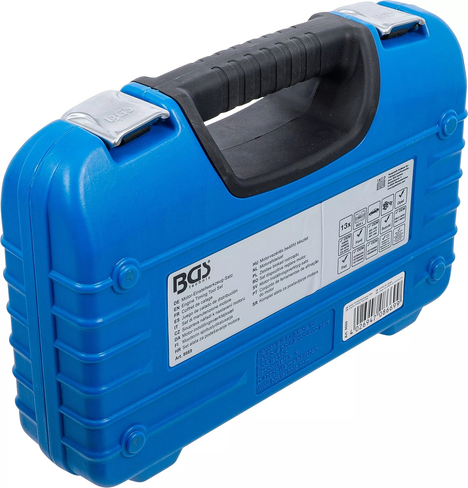 BGS 8669 Satz Einstellwerkzeug für Motor Fiat, Ford, Opel, Suzuki 1.3L Diesel