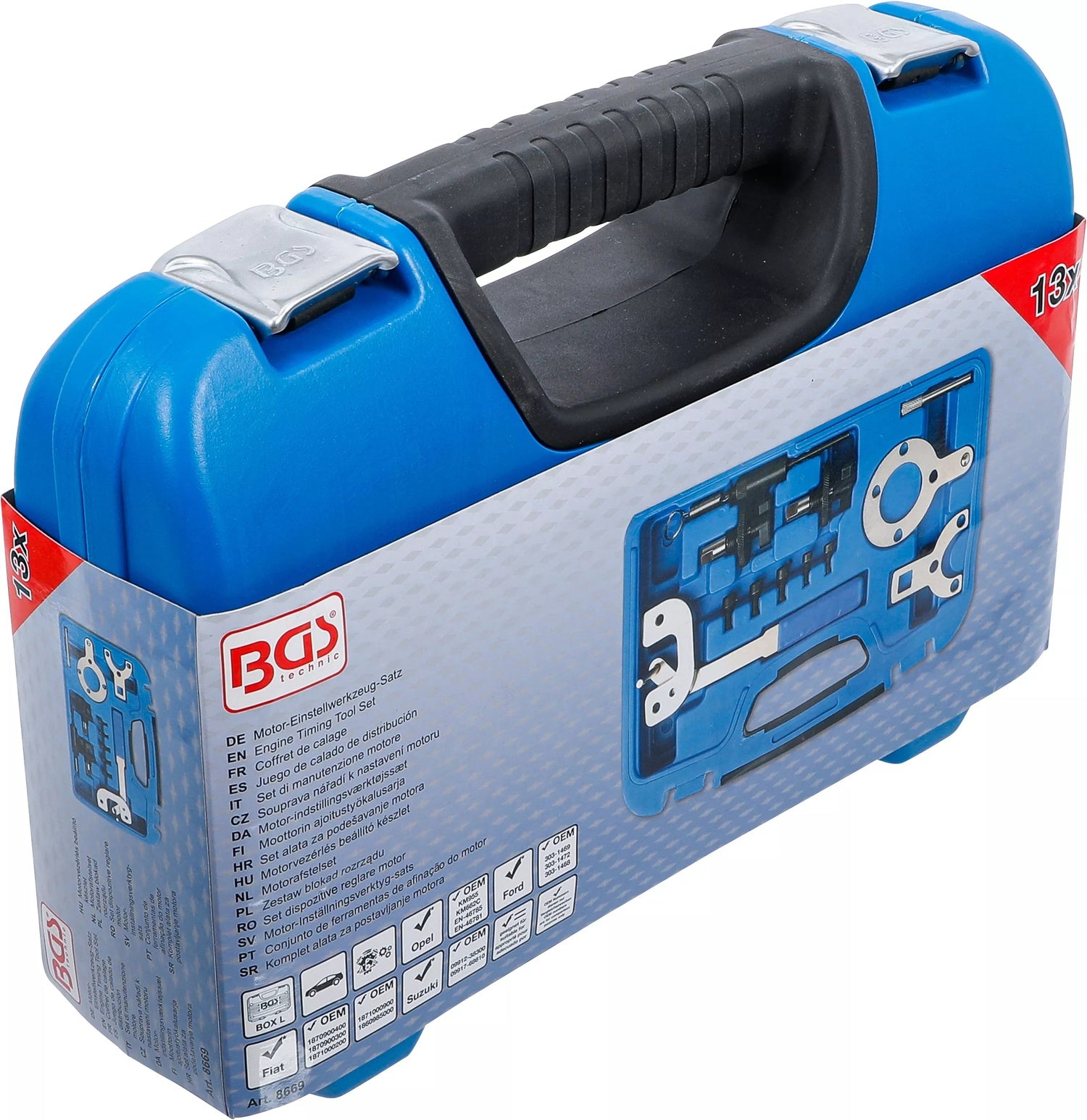 BGS 8669 Satz Einstellwerkzeug für Motor Fiat, Ford, Opel, Suzuki 1.3L Diesel