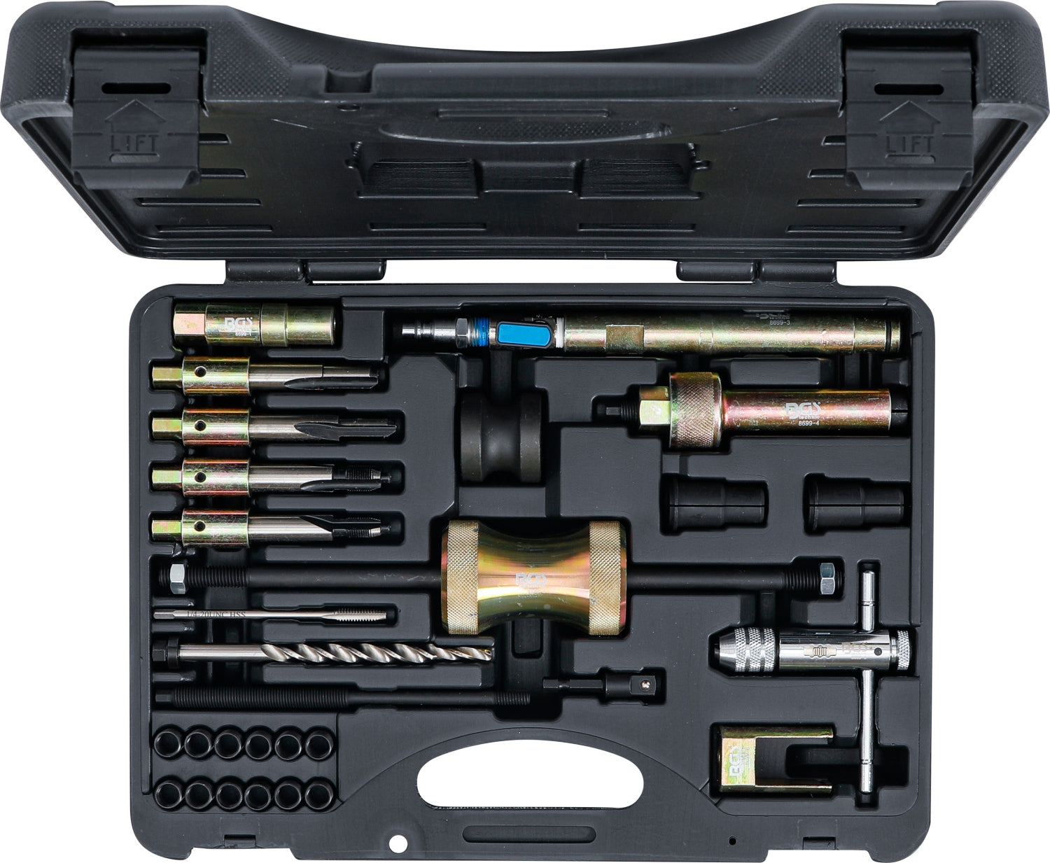 BGS 8699 Satz Ausbauwerkzeug für Glühkerzen M10 x 1,0mm für Mercedes-Benz CDI-Motoren