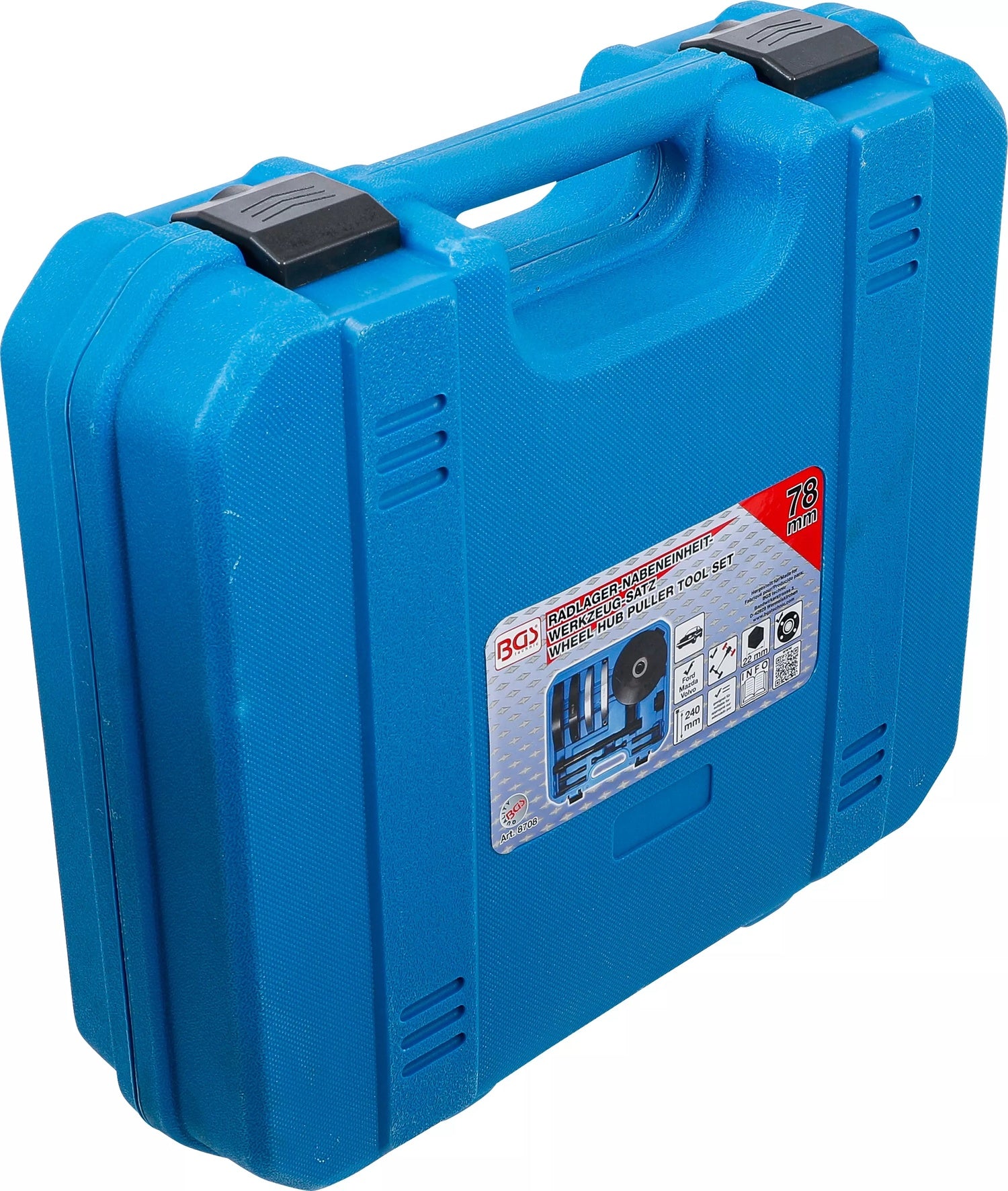 BGS 8708 Satz Werkzeug zum Erneuern der vorderen Radnaben Lagereinheit Ford Volvo Mazda Ø 78mm