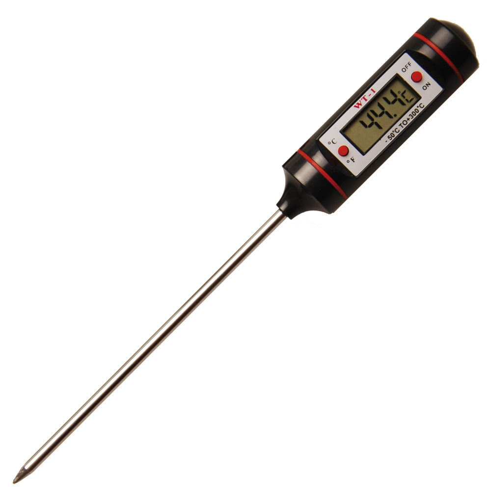 BGS 8714 Digital Thermometer mit Edelstahl Messsonde -50°C bis +300°C