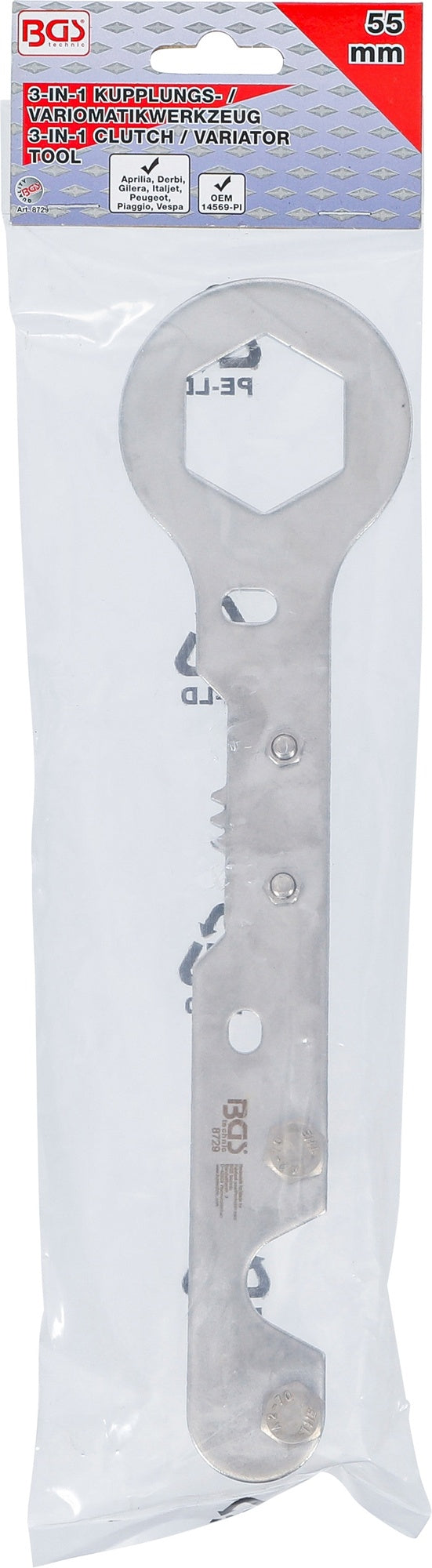 BGS 8729 3-IN-1 Werkzeug für Kupplung Variomatikwerkzeug für Piaggio