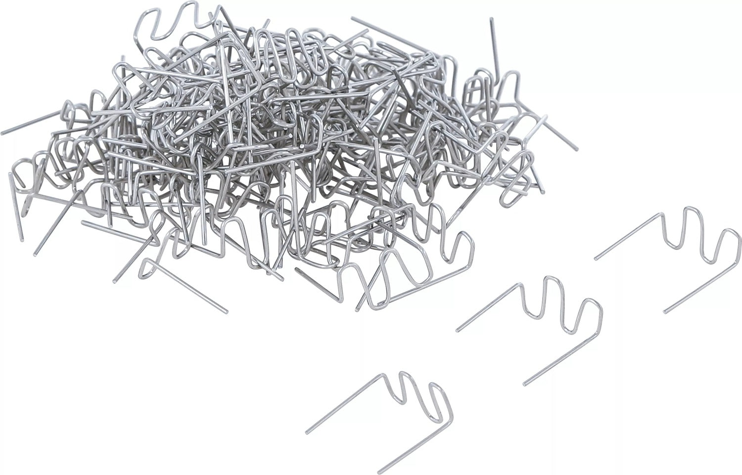 BGS 873-6 Reparatur Klammern W-Form Ø0,6mm 100 Stück für Kunststoffreparatur
