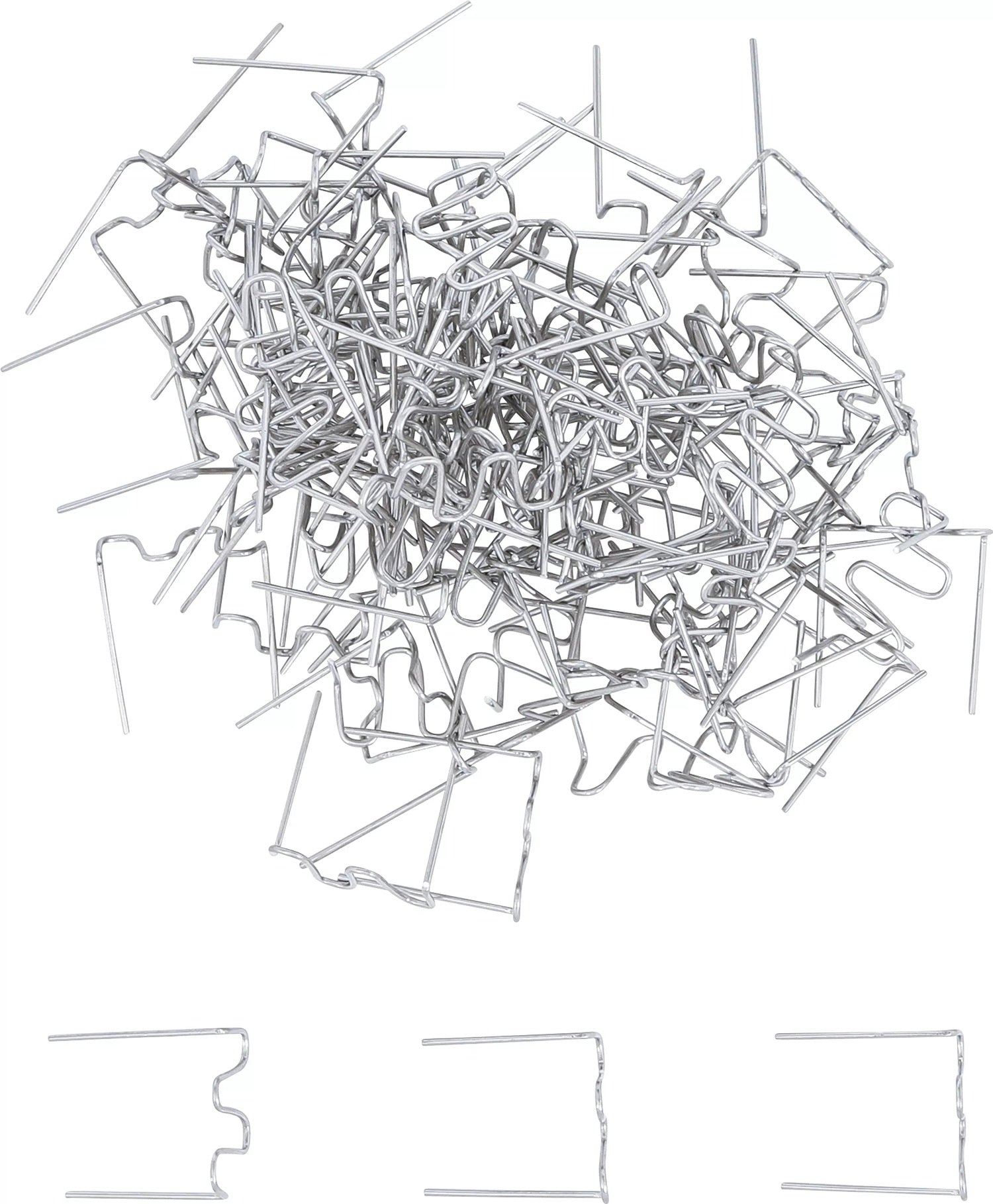BGS 873-6 Reparatur Klammern W-Form Ø0,6mm 100 Stück für Kunststoffreparatur