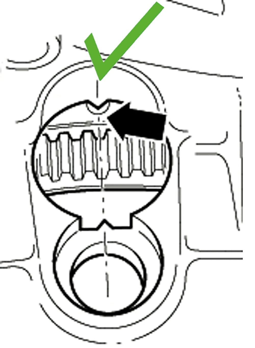 BGS 8751 Arretierwerkzeug für Schwungrad für VAG 1.9L TDI Motoren