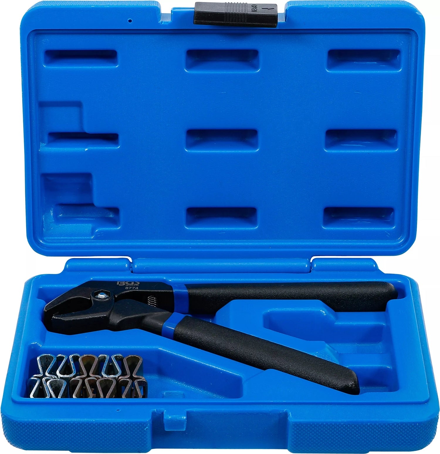 BGS 8774 Satz Fixierklammern mit Klammernzange 11 teilig