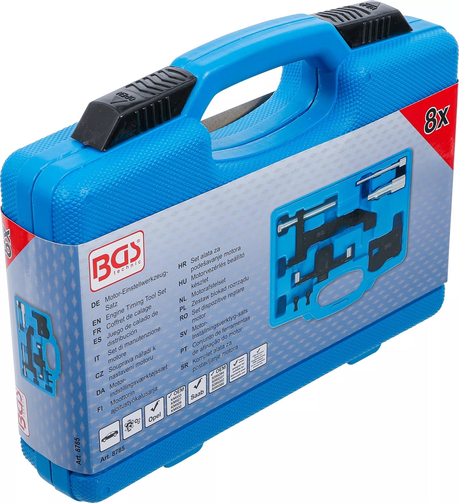 BGS 8785 Satz Einstellwerkzeug für Motor für Opel, GM 2.0L, 2.2L Ecotec Diesel