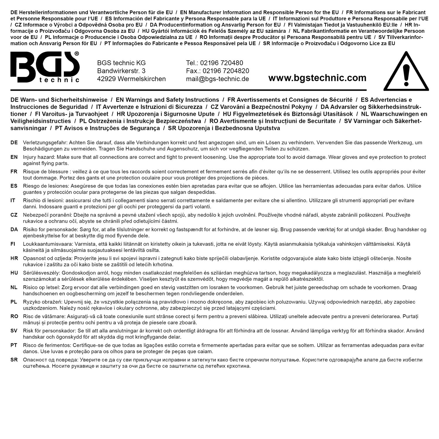 BGS DIY 88049 Satz Mehrzweckschrauben Kreuzschlitz PZ2 5,0x80mm 50 Stück