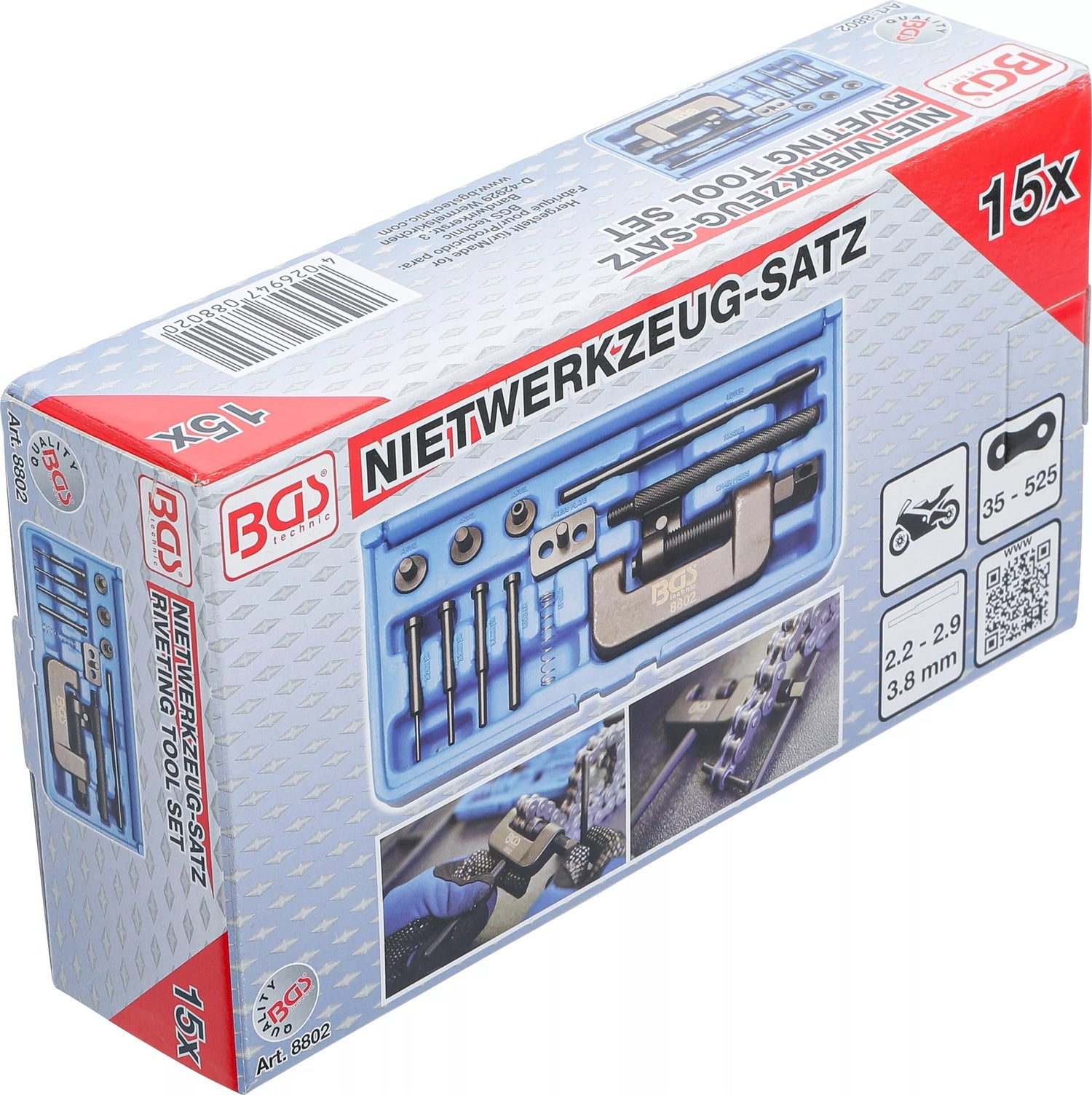 BGS 8802 Nietwerkzeug für Motorrad Motorradketten