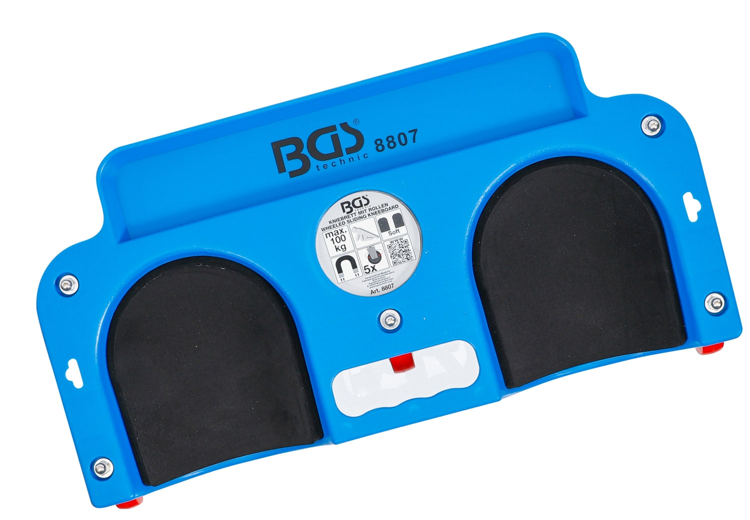 BGS 8807 Kniebrett mit Rollen Ablage und Tragegriff