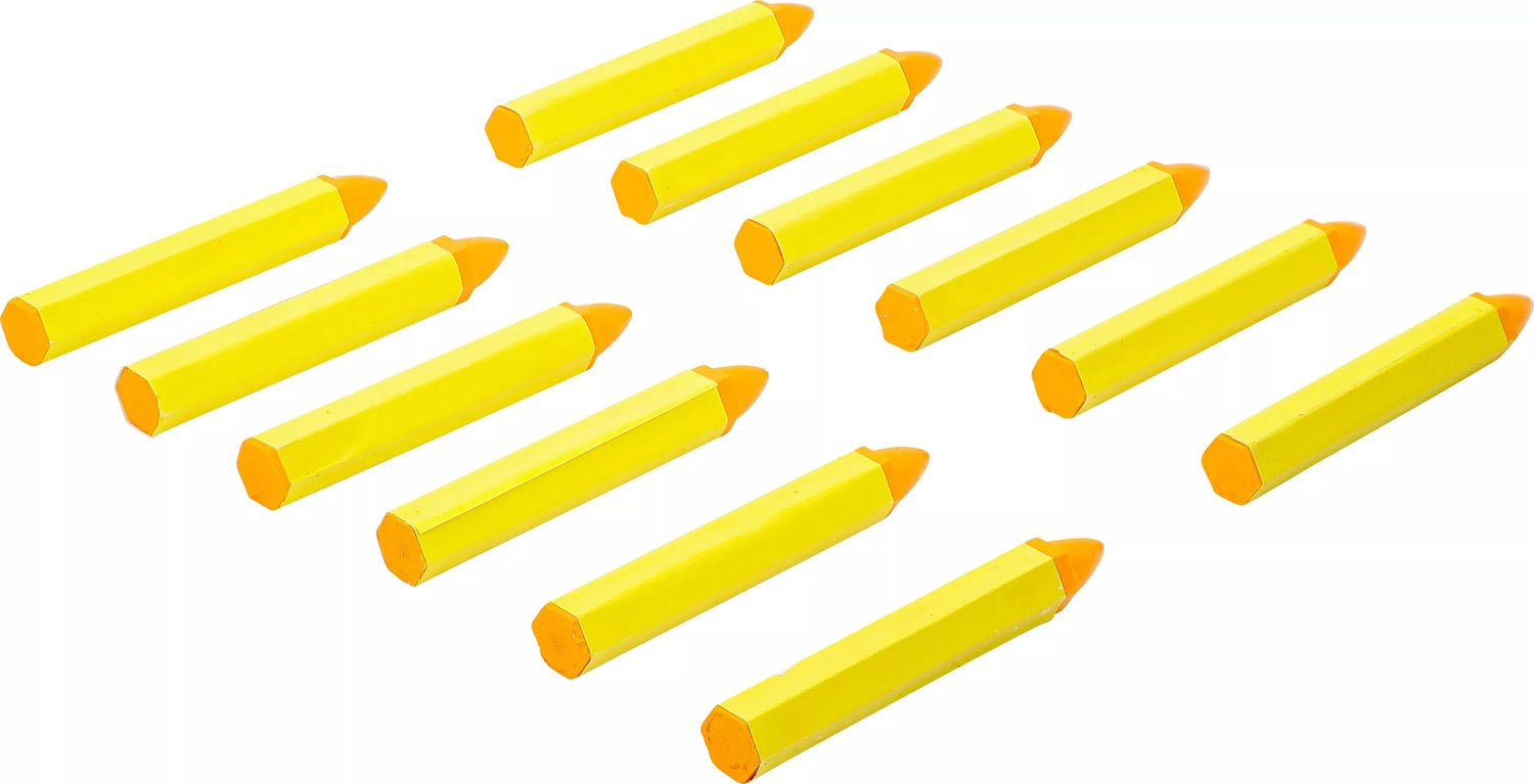 BGS 8823 Fettsignierstifte gelb zur Reifenmarkierung 12 Stück