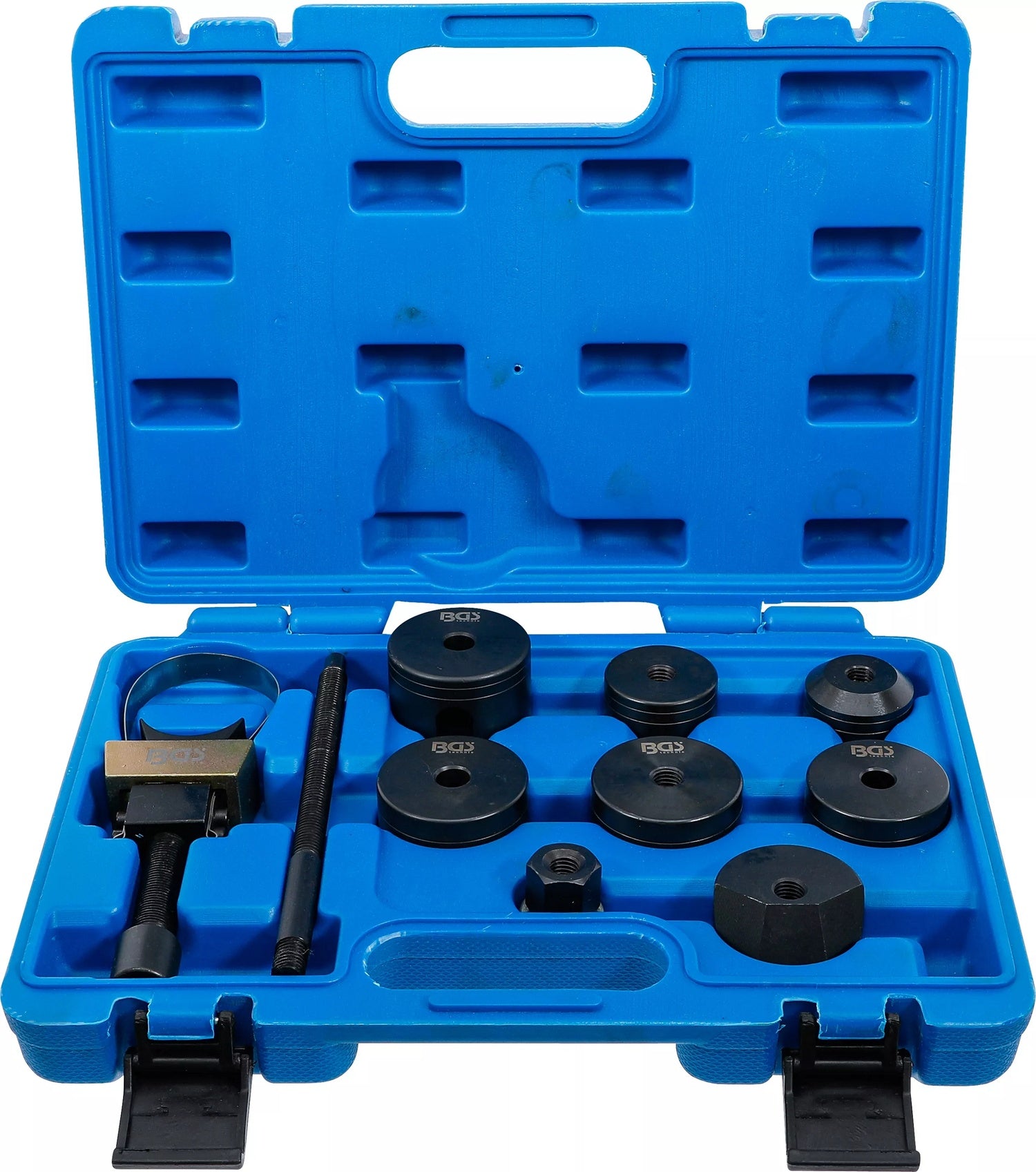BGS 8829 Satz Werkzeug zum Ersetzen der Längslenkerbuchse und Gummilager am Hinterachsradträger BMW