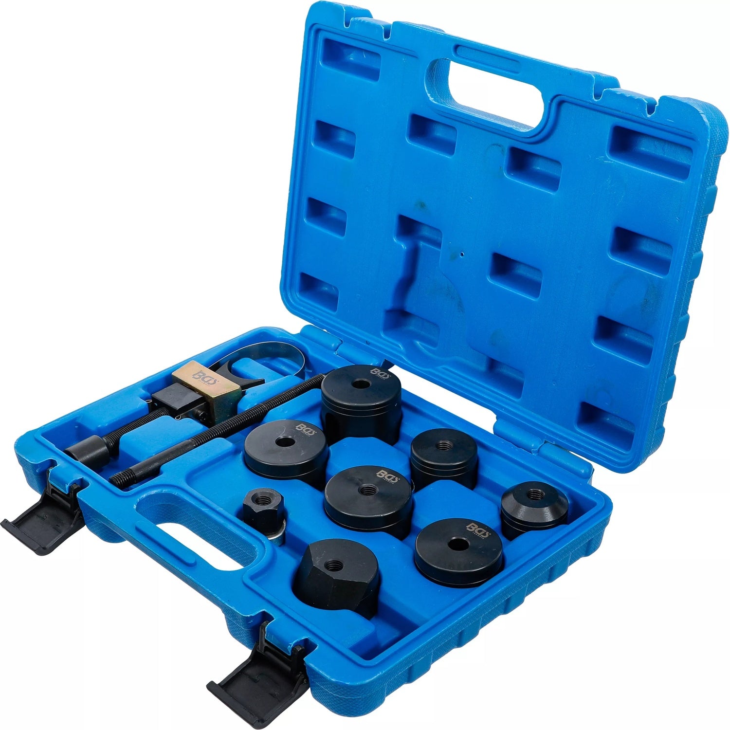 BGS 8829 Satz Werkzeug zum Ersetzen der Längslenkerbuchse und Gummilager am Hinterachsradträger BMW