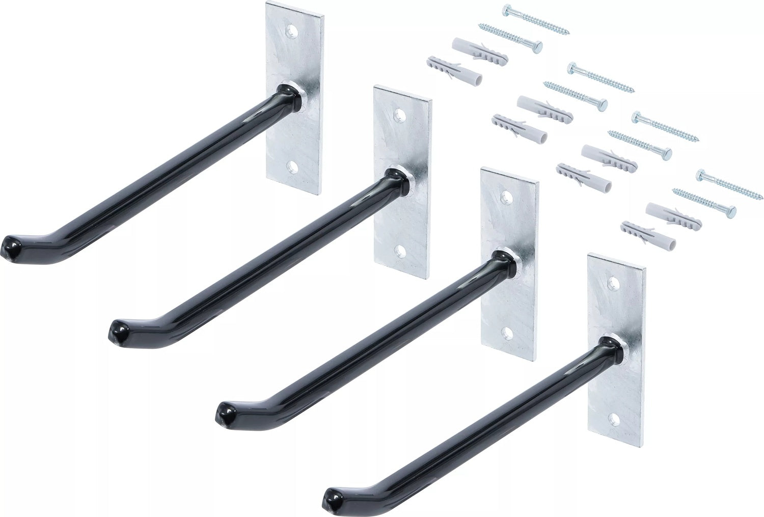 BGS DIY 88304 Satz Felgen Wandhaken 250mm Felgenhalterung