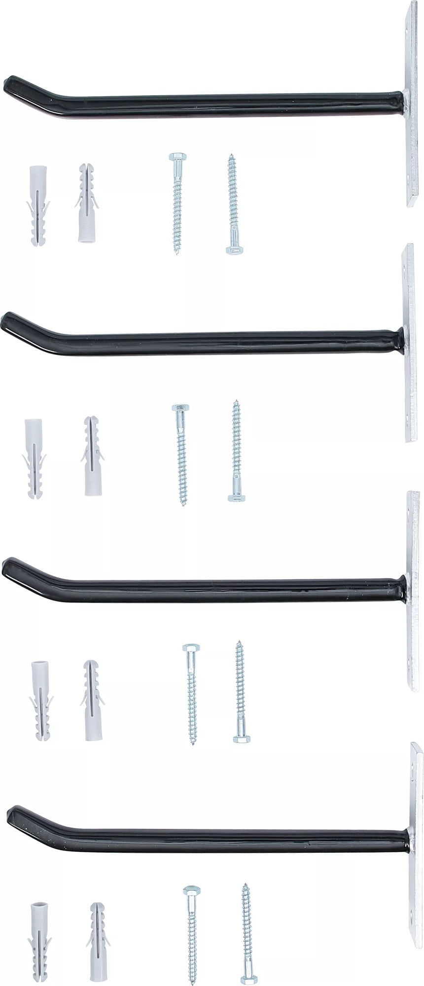 BGS DIY 88304 Satz Felgen Wandhaken 250mm Felgenhalterung