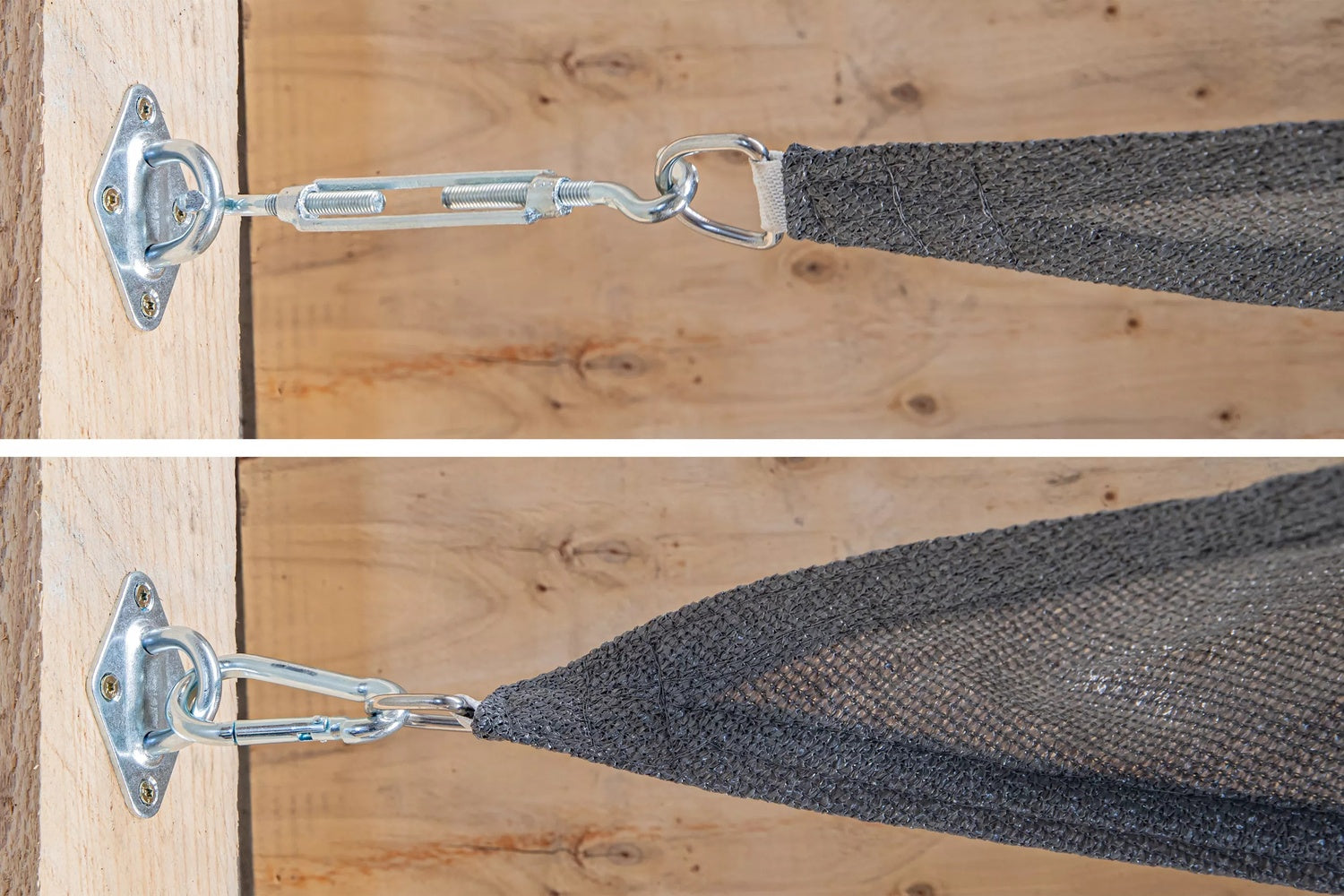 BGS DIY 88306 Montagesatz für Sonnensegel Sonnenschutz 6 teilig