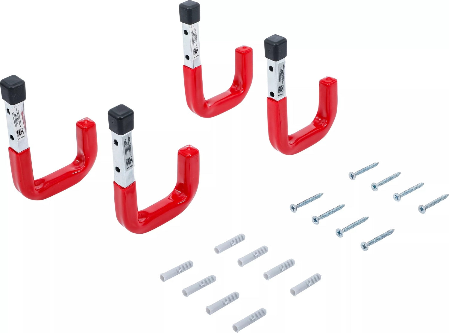 BGS DIY 88314 Wandhaken Universalhaken 4 teilig