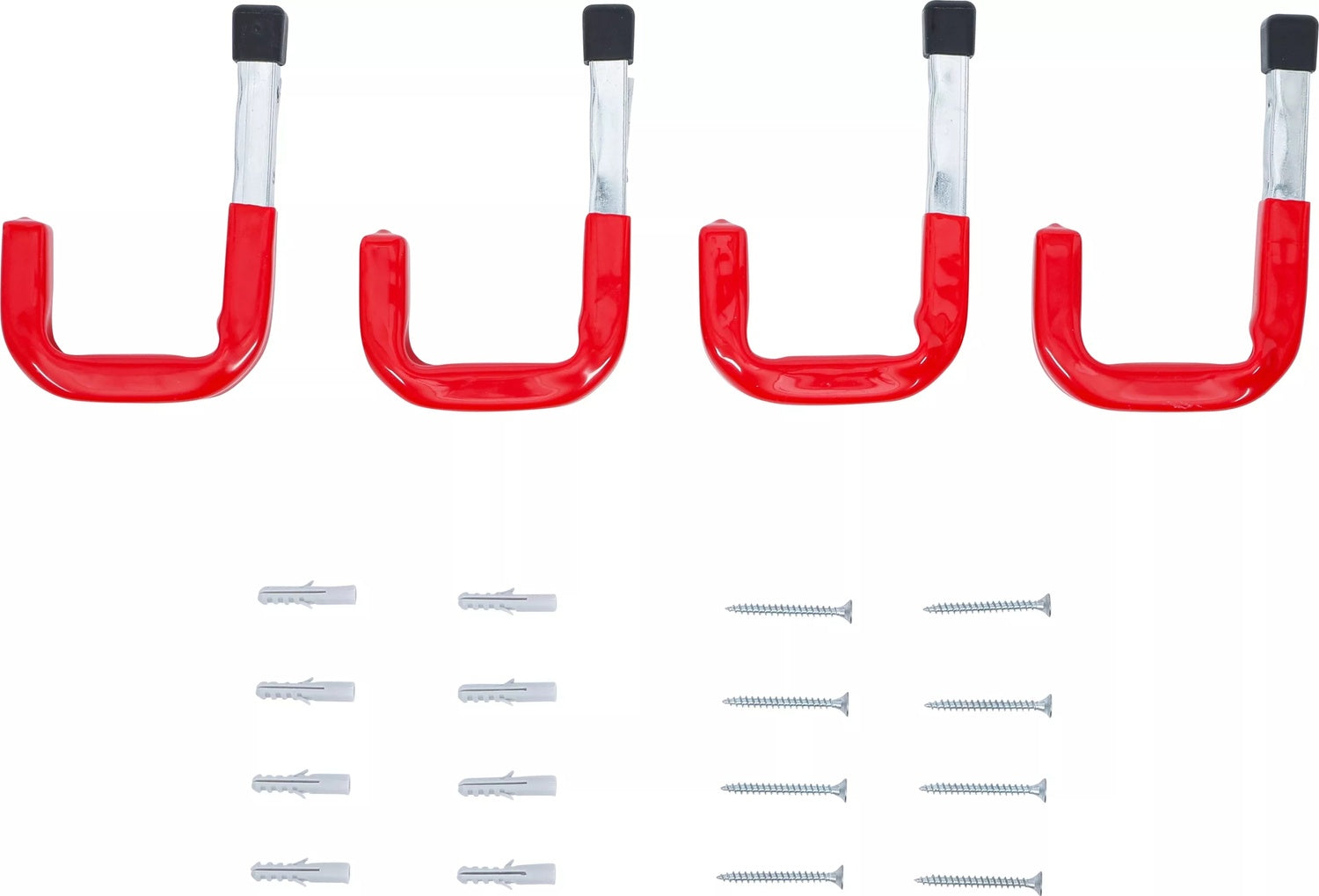 BGS DIY 88314 Wandhaken Universalhaken 4 teilig