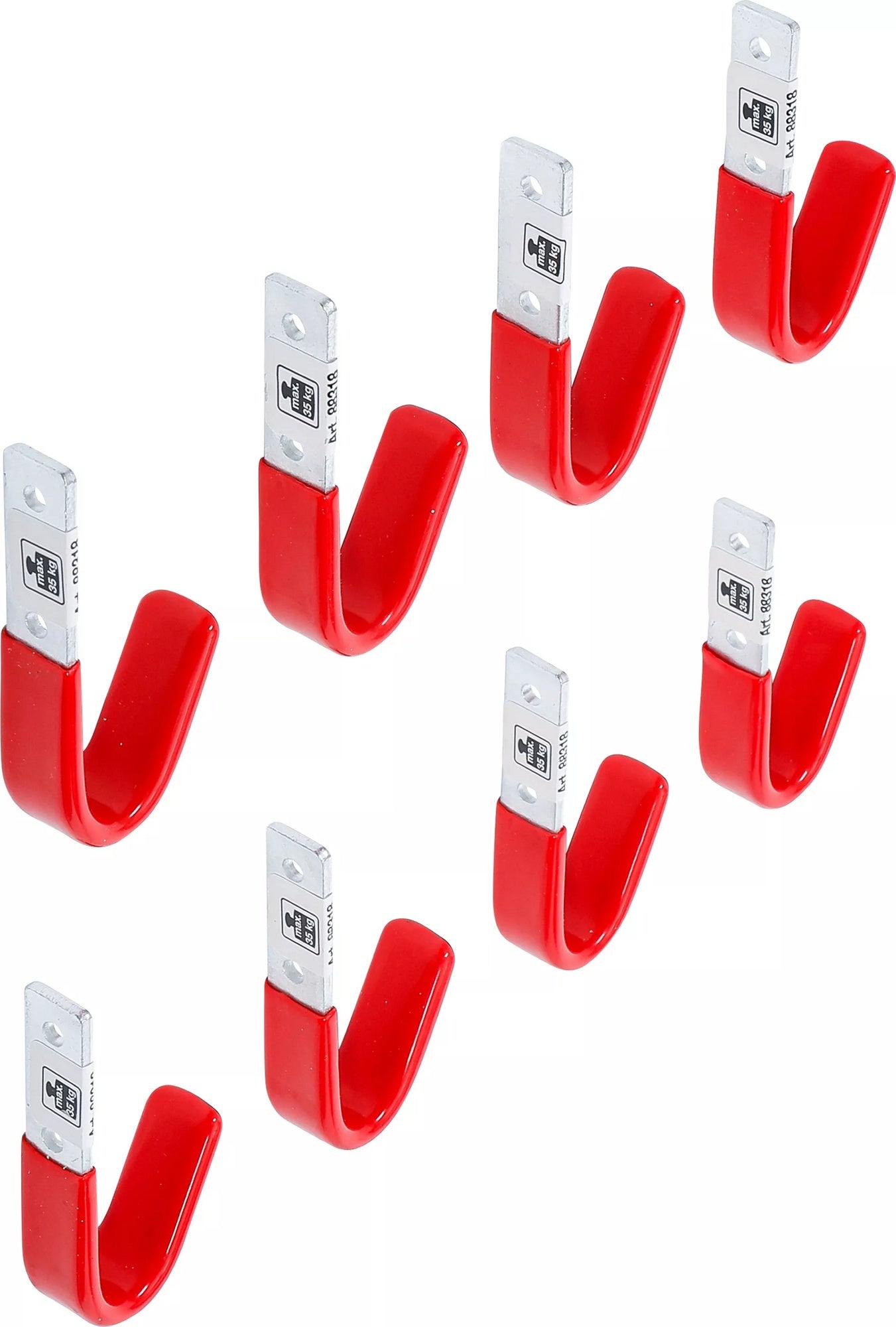 BGS DIY 88318 Wandhaken Universalhaken 8 teilig