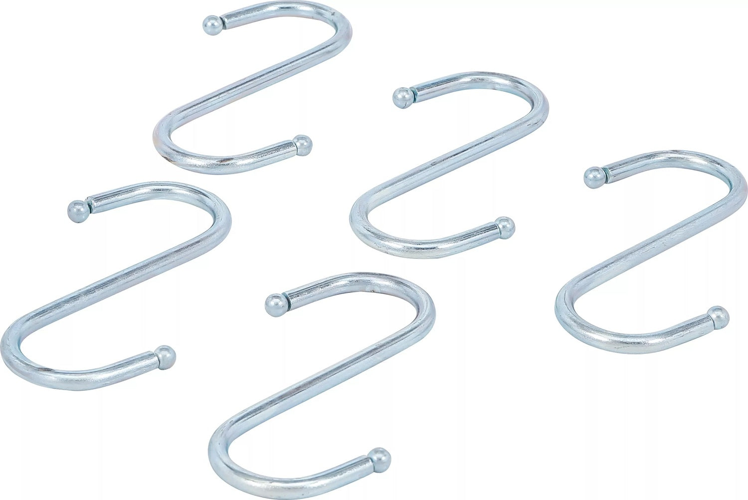 BGS DIY 88325 Satz S-Haken Fleischerhaken Metzgerhaken Länge 100mm 5 teilig Hakensatz