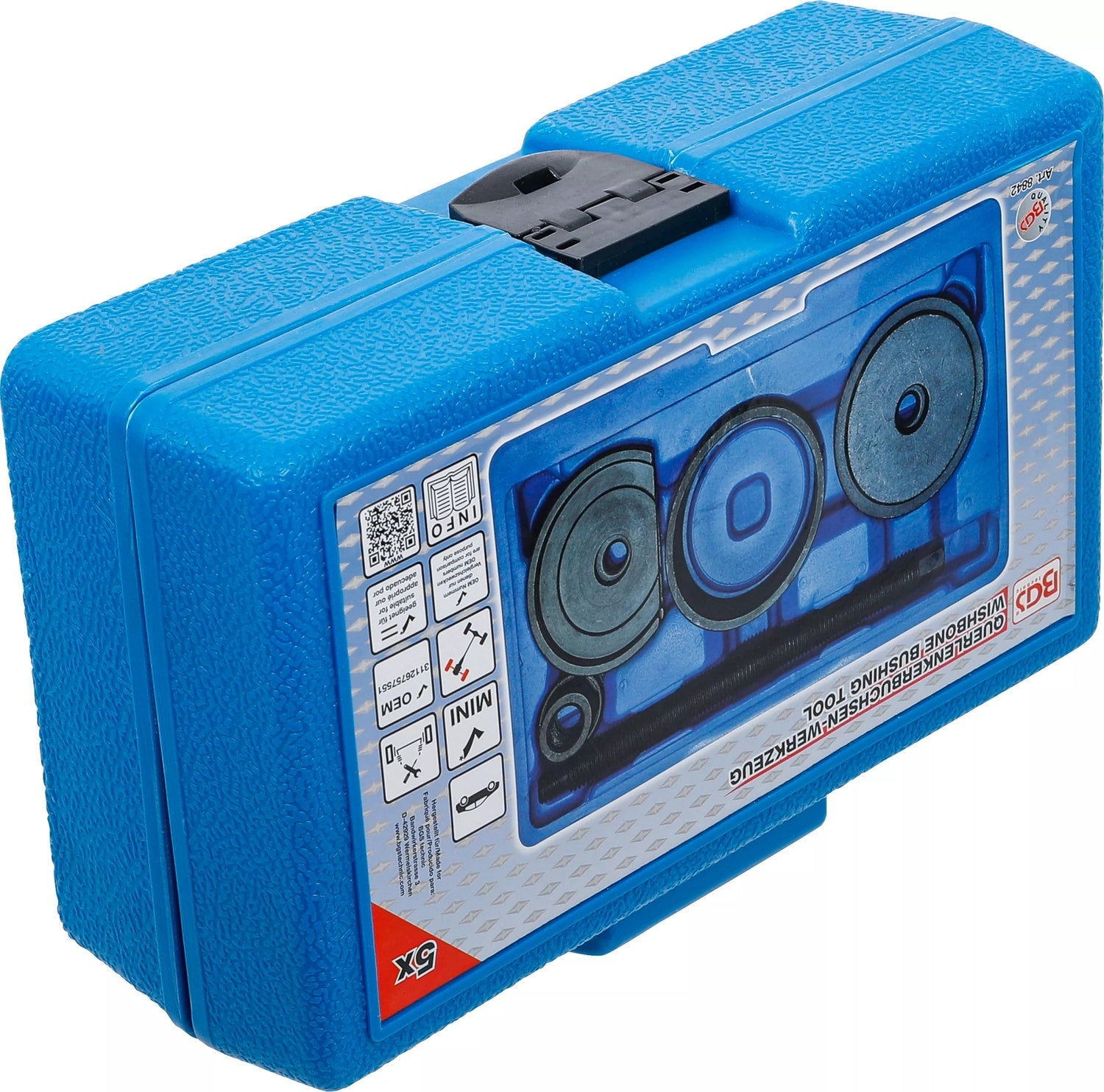 BGS 8842 Satz Werkzeug zur Demontage und Montage der vorderen Querlenkerbuchsen für Mini