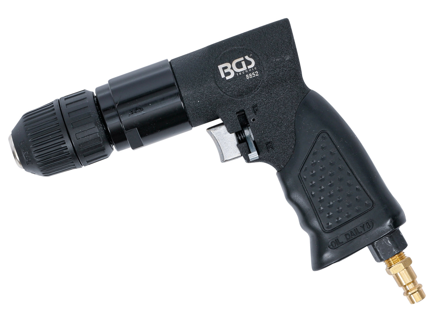 BGS 8852 Druckluft Bohrmaschine mit 10mm Schnellspann Bohrfutter