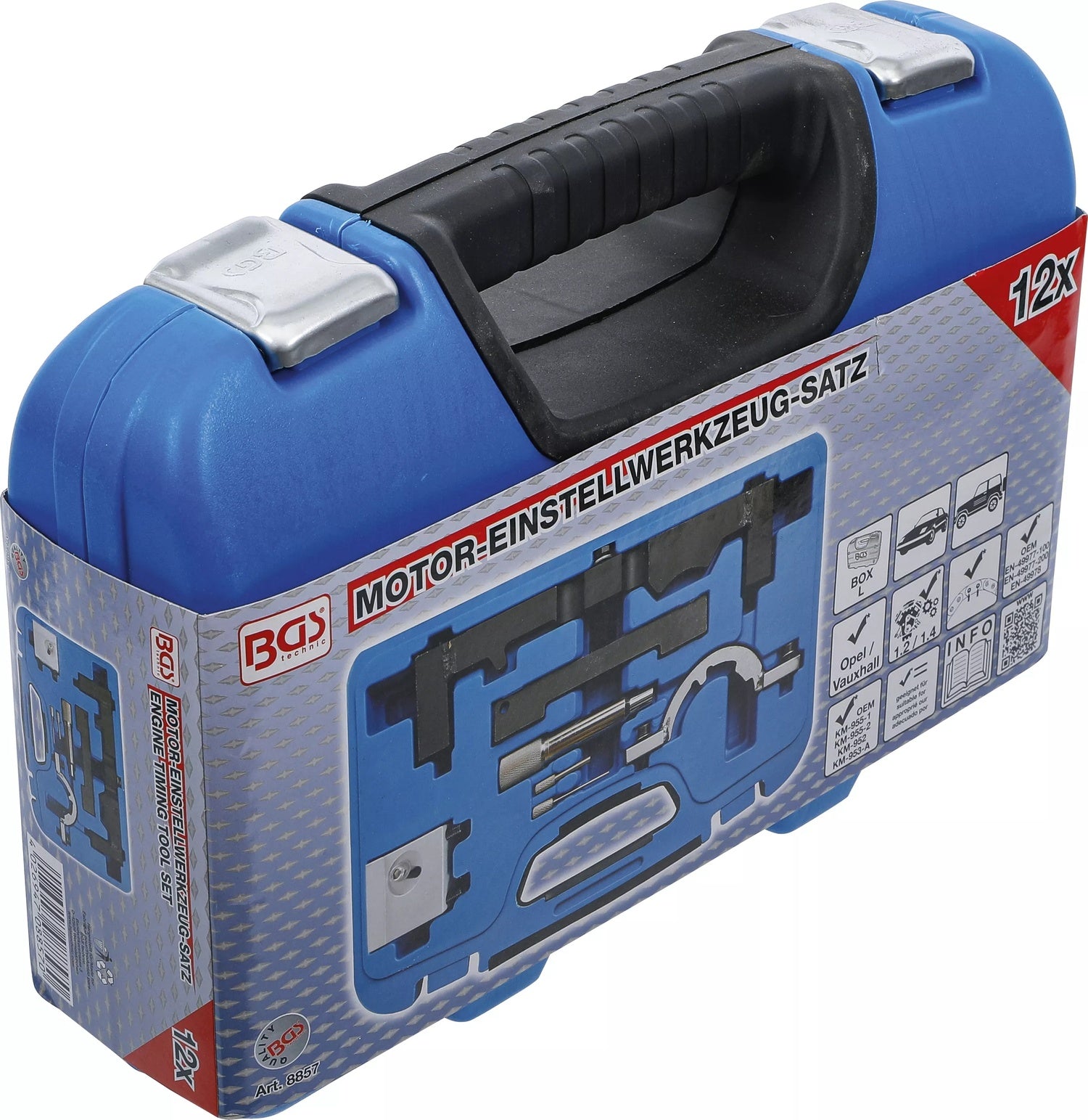 BGS 8857 Satz Einstellwerkzeug für Motor Opel (Vauxhall) 1.2L, 1.4L Motoren