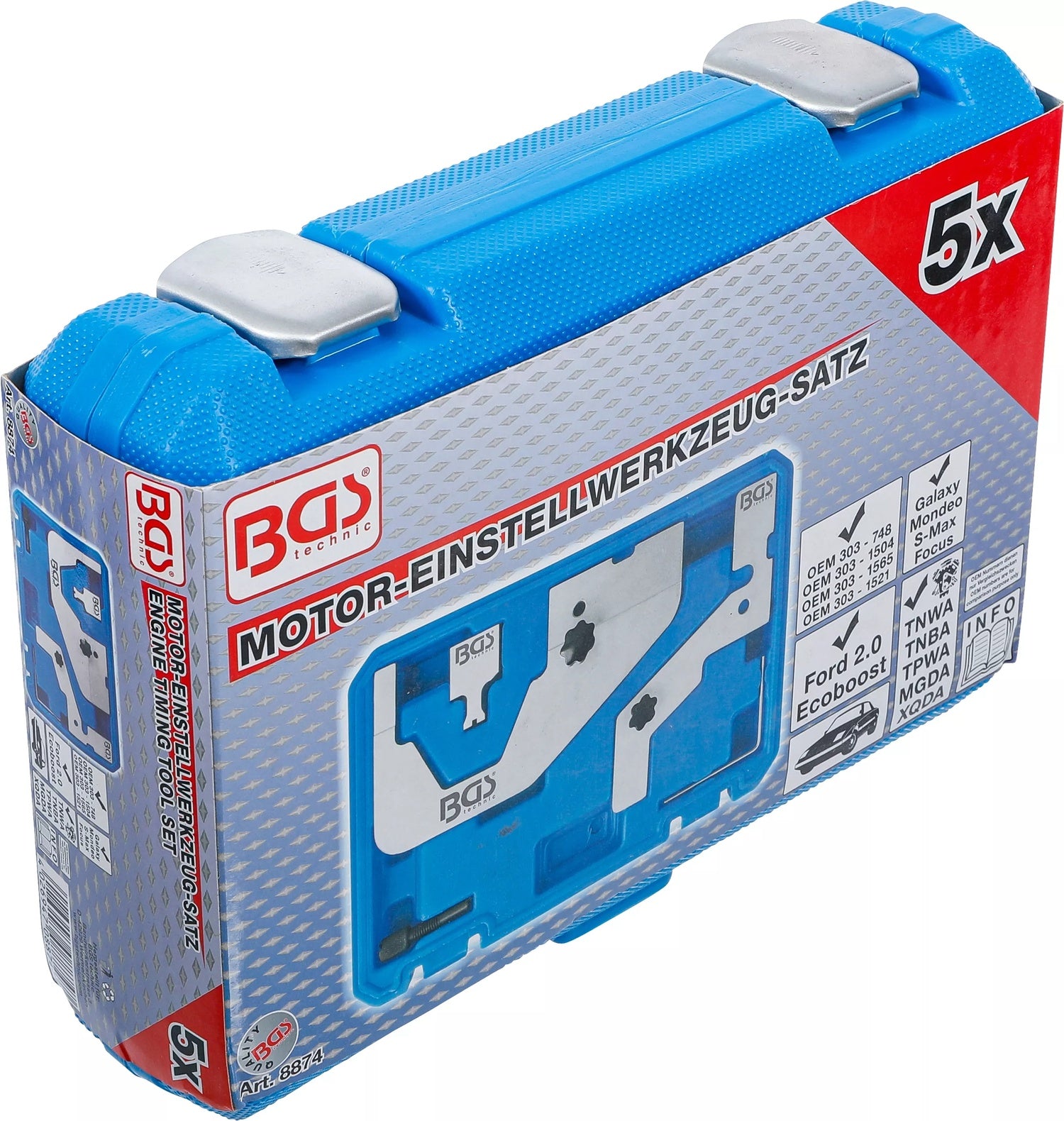 BGS 8874 Satz Einstellwerkzeug für Motor Ford 2.0L Ecoboost
