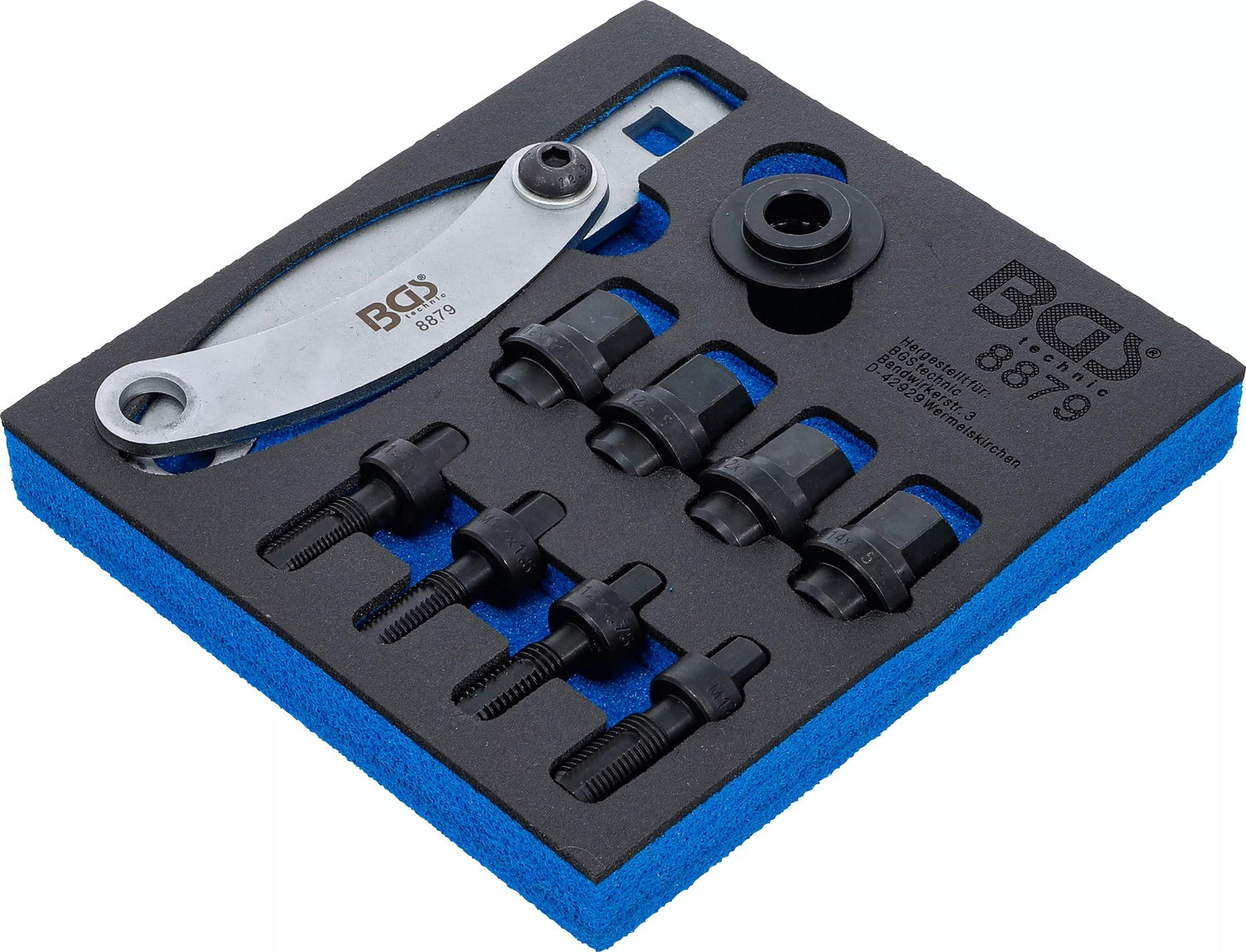 BGS 8879 Montagesatz für Radbolzen Werkstattwageneinlage 1/6