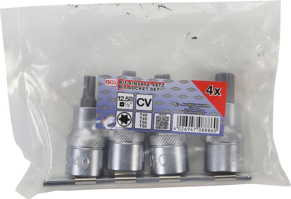 BGS 8886 Satz Torx T40 - T55 Antrieb Innenvierkant 12,5mm (1/2")