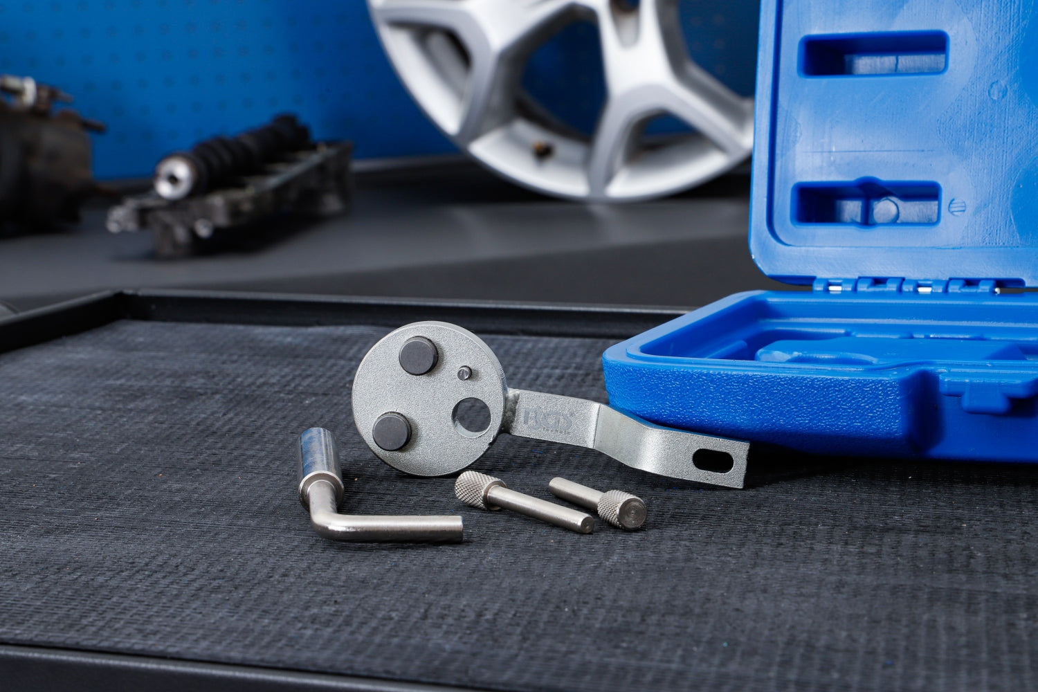 BGS 8896 Satz Arretierwerkzeug für Kurbelwellen Ford 2.2 & 3.2 Liter Duratorq TDCi Diesel Motor