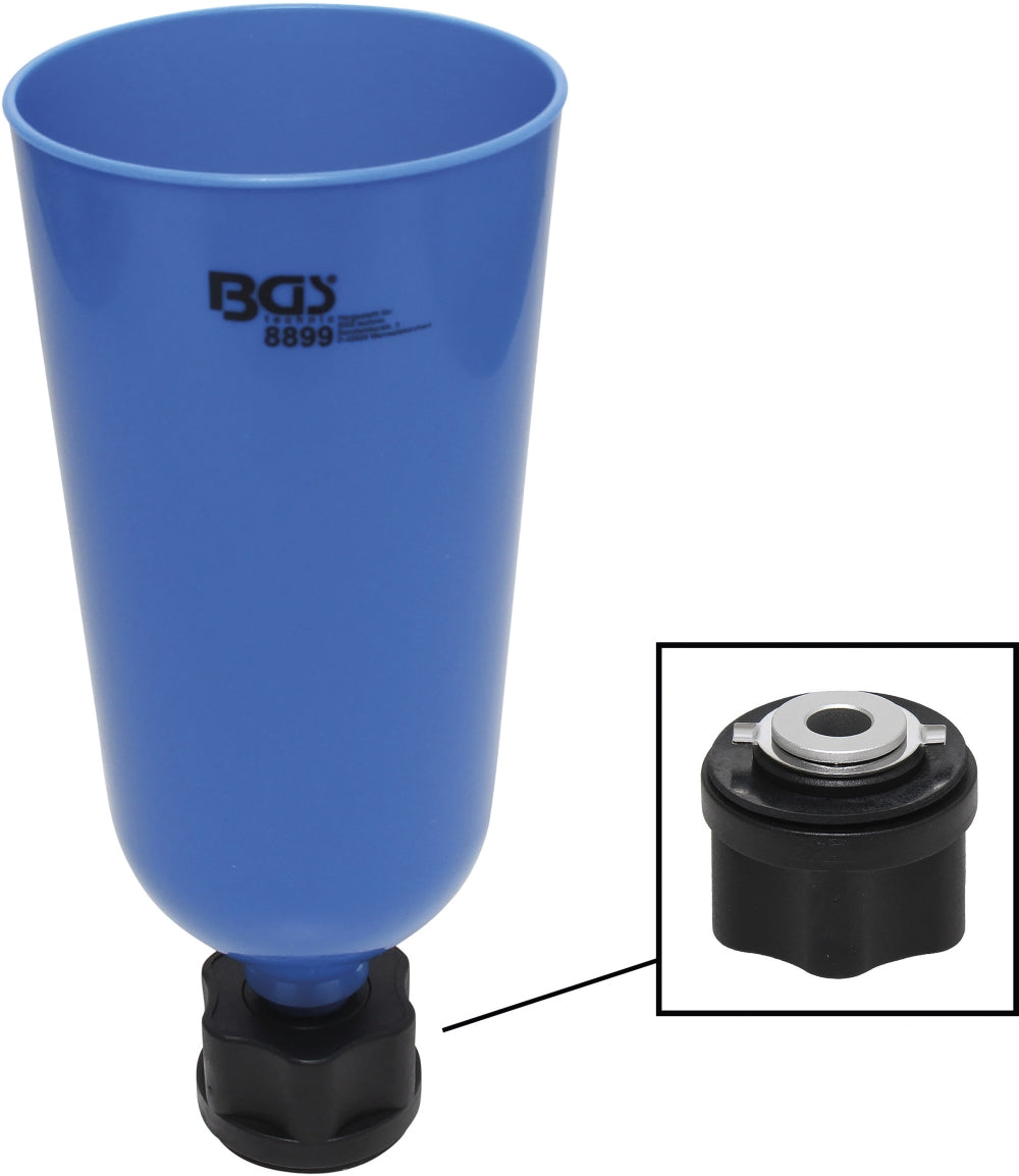 BGS 8899 Öl Einfülltrichter mit Bajonettadapter für VAG Mercedes-Benz BMW Porsche Volvo