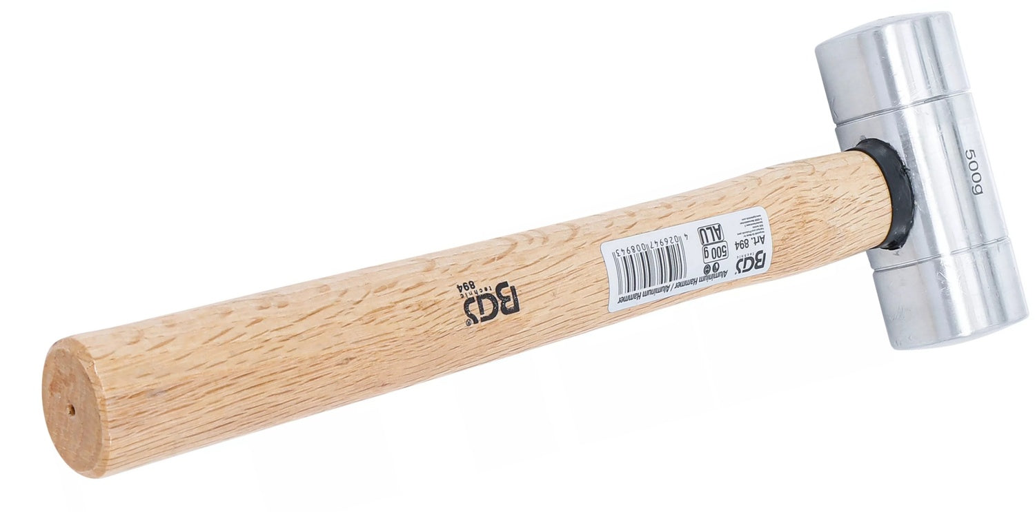 BGS 894 Aluminiumhammer Kopfdurchmesser Ø45mm Kopfgewicht 500g Aluhammer