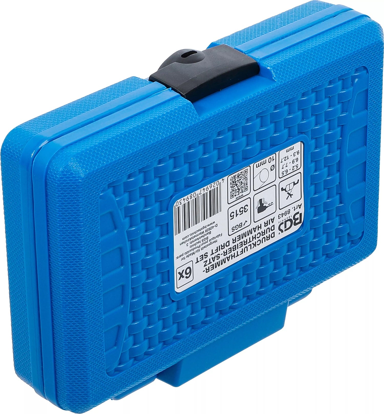 BGS 8943 Satz Drucklufthammer Durchtreiber 6 teilig