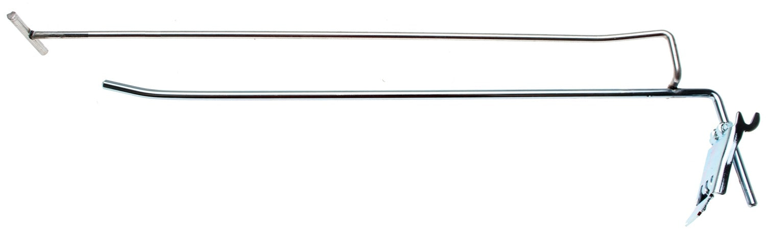 BGS 89917 Einzelhaken Länge 300 x Breite 4,8mm mit Tragarm und Querpin für Verkaufswand