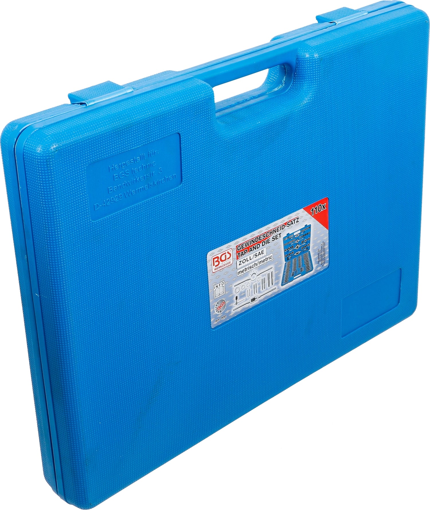 BGS 900 Satz Gewindeschneider Gewindeschneidsatz ZOLL und Metrische Gewinde 110 teilig