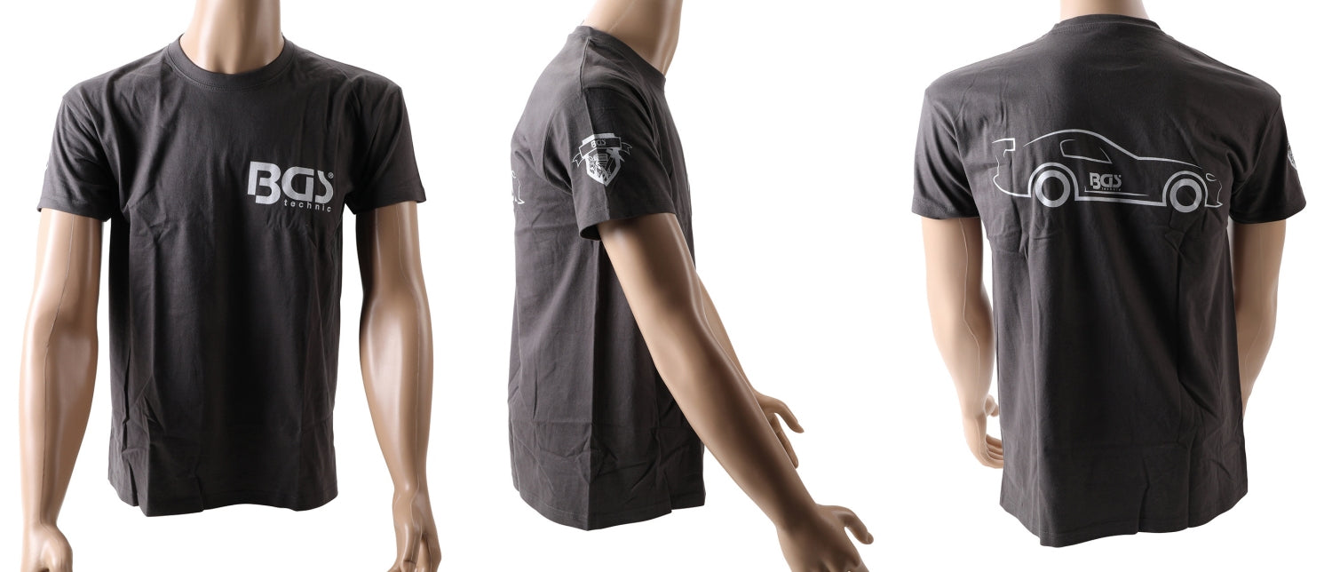 BGS 90012 Vintage T-Shirt Rundhalsausschnitt Regular Größe S mit BGS Logo