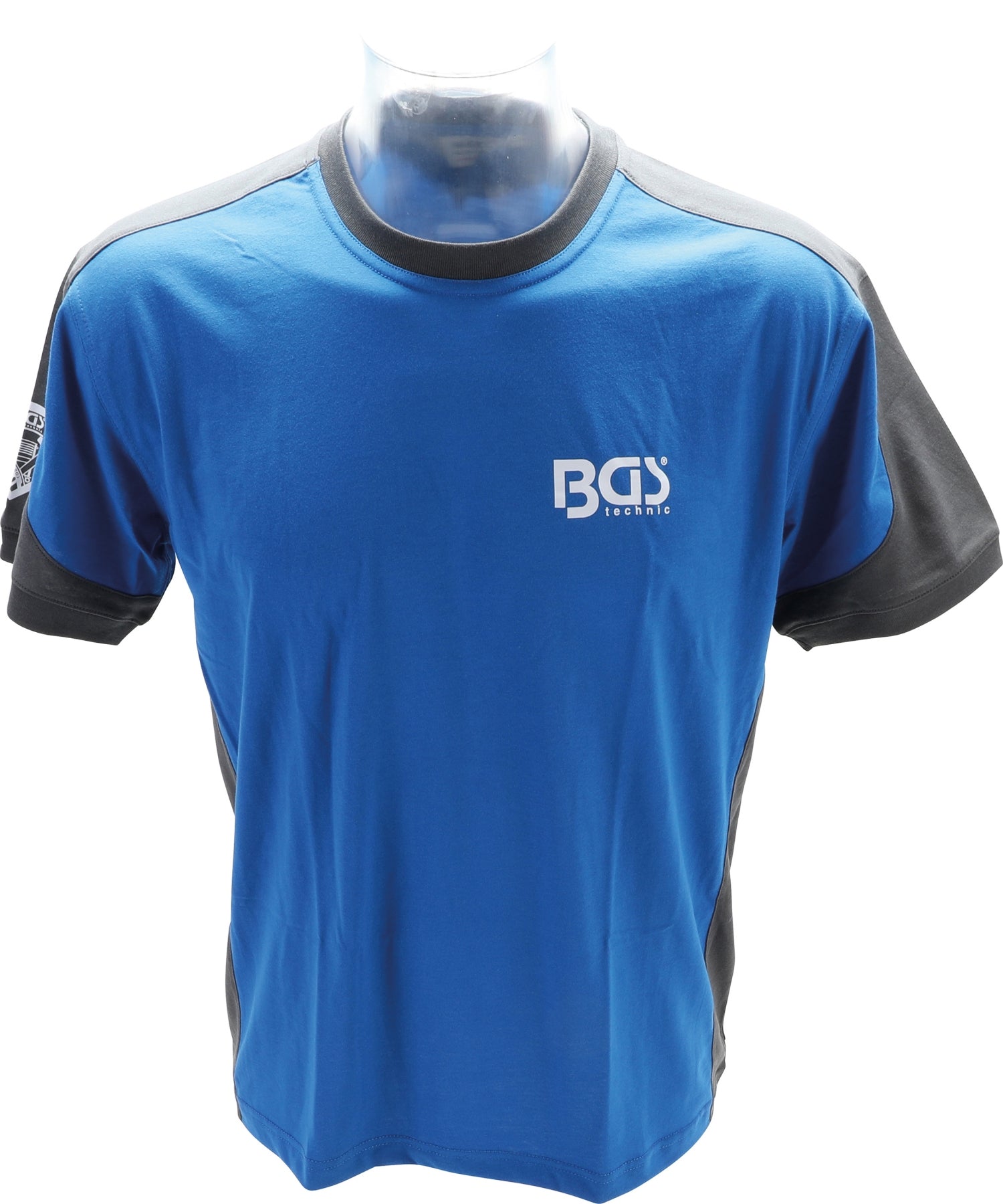 BGS 90023 T-Shirt Rundhalsausschnitt Comfort Fit Größe M mit BGS Logo