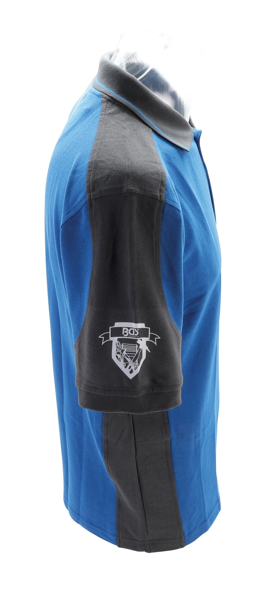 BGS 90032 Polo Shirt 3 Loch Knopfleiste Comfort Fit Größe S mit BGS Logo