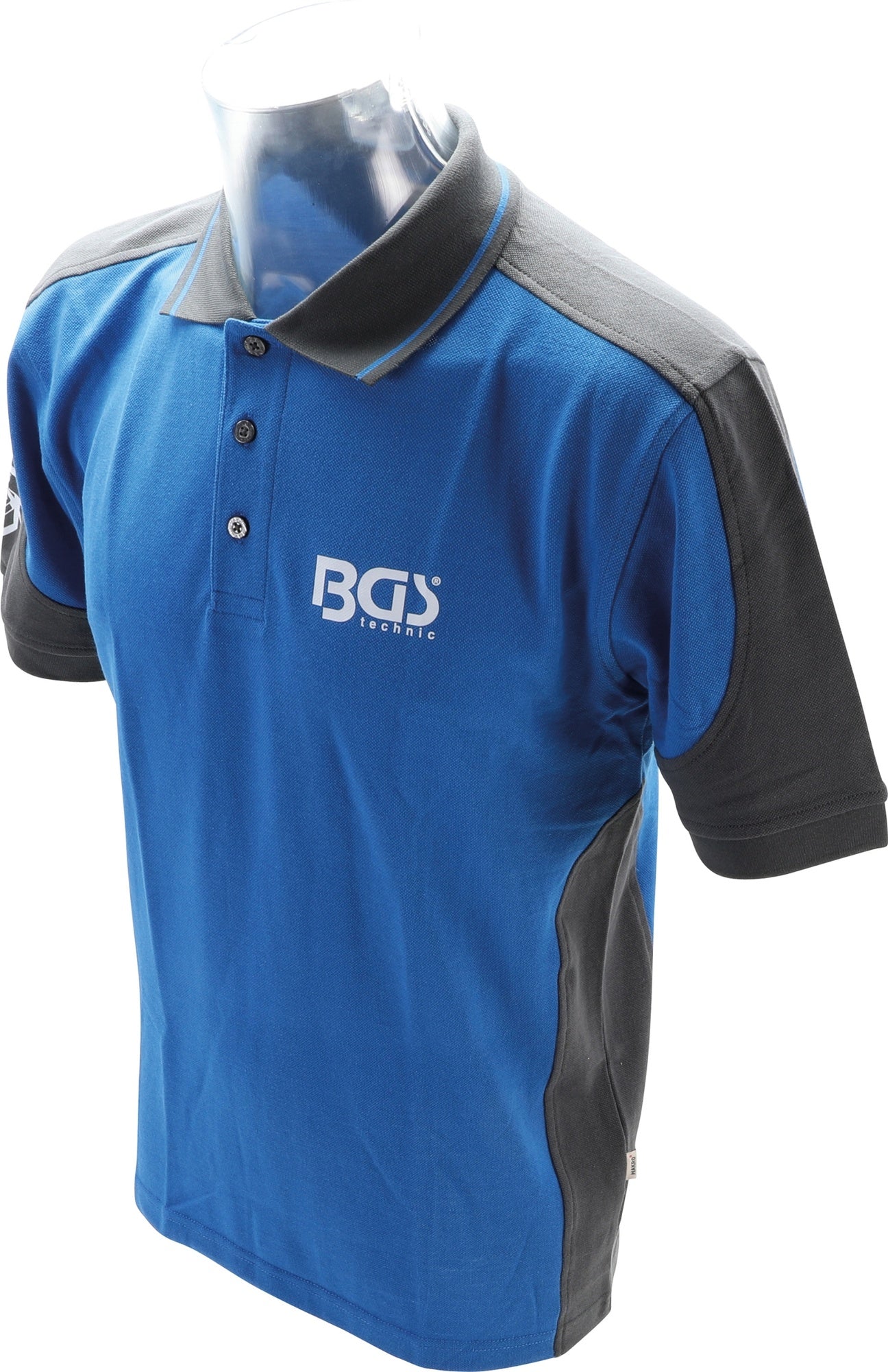 BGS 90036 Polo Shirt 3 Loch Knopfleiste Comfort Fit Größe XXL mit BGS Logo