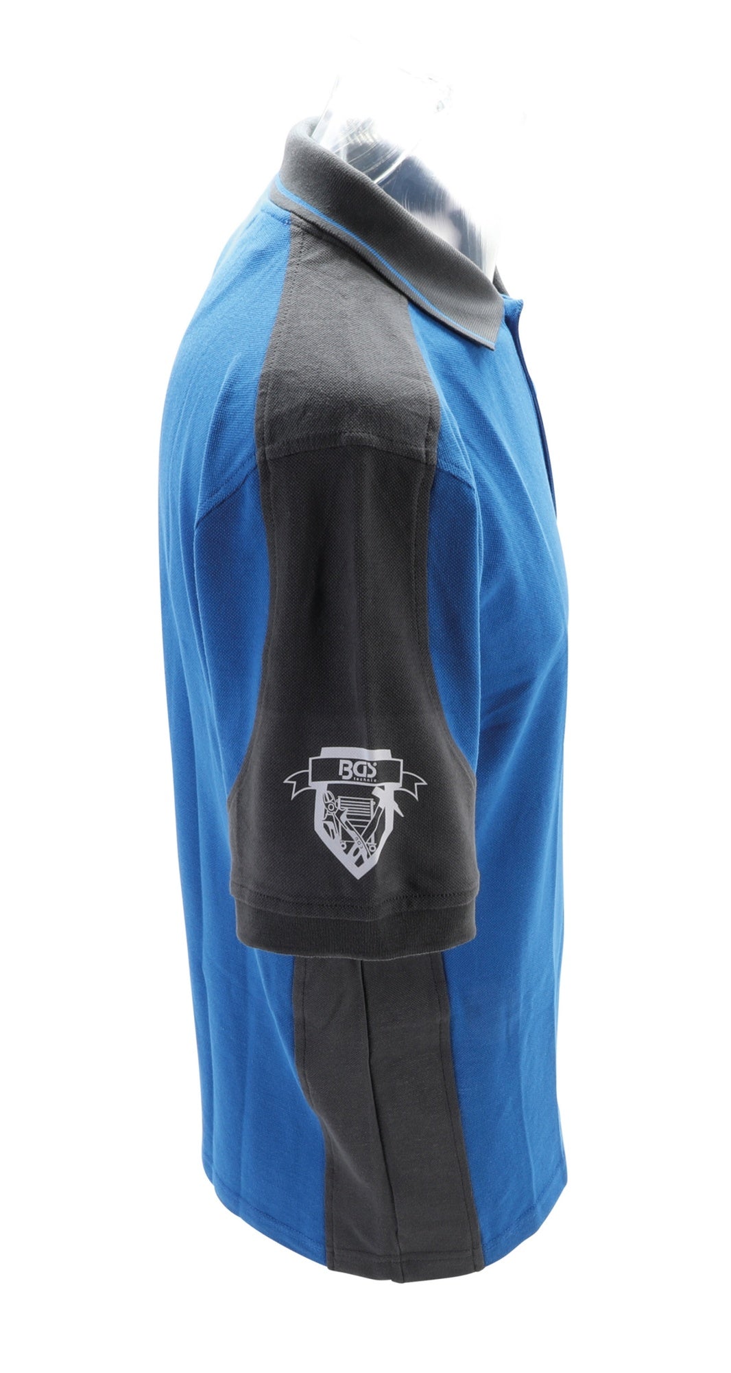 BGS 90037 Polo Shirt 3 Loch Knopfleiste Comfort Fit Größe 3XL mit BGS Logo