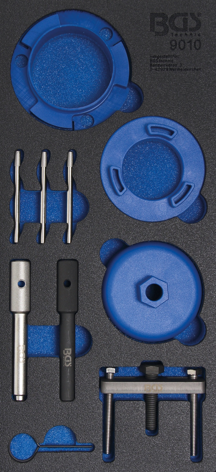 BGS 9010 Satz Einstellwerkzeug für Motor Jaguar, Land Rover, Ford, Citroën 2.0, 2.2, 2.4, 3.2L Diesel