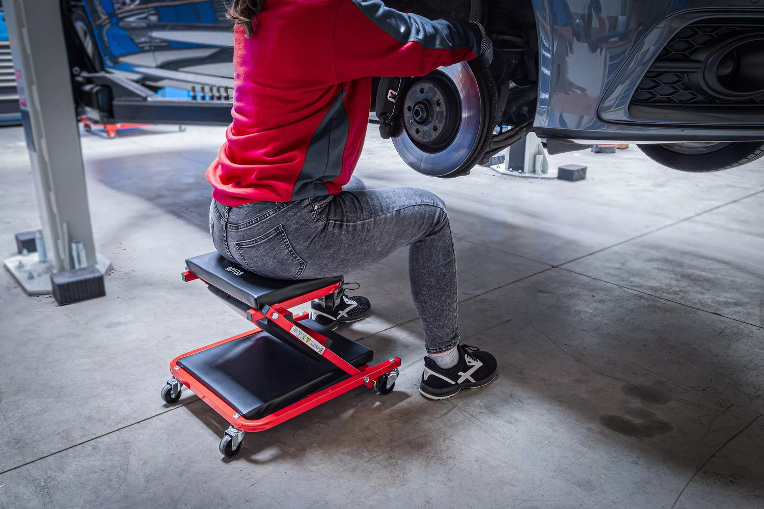 BGS DIY 90103 Montageroller Montagesitz Montageliege