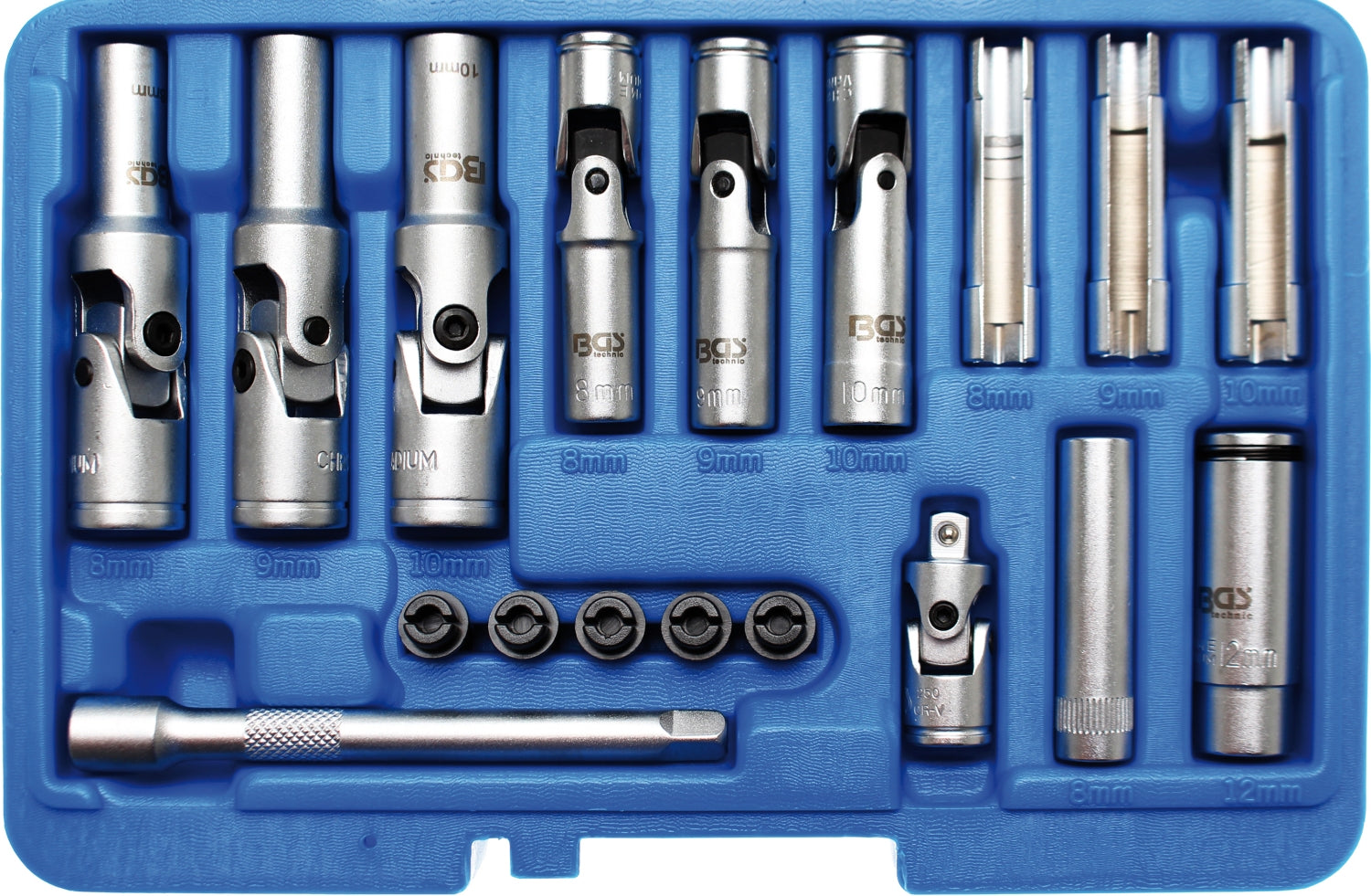 BGS 9026 Satz Glühkerzen Einsatz Einsätze 18 teilig