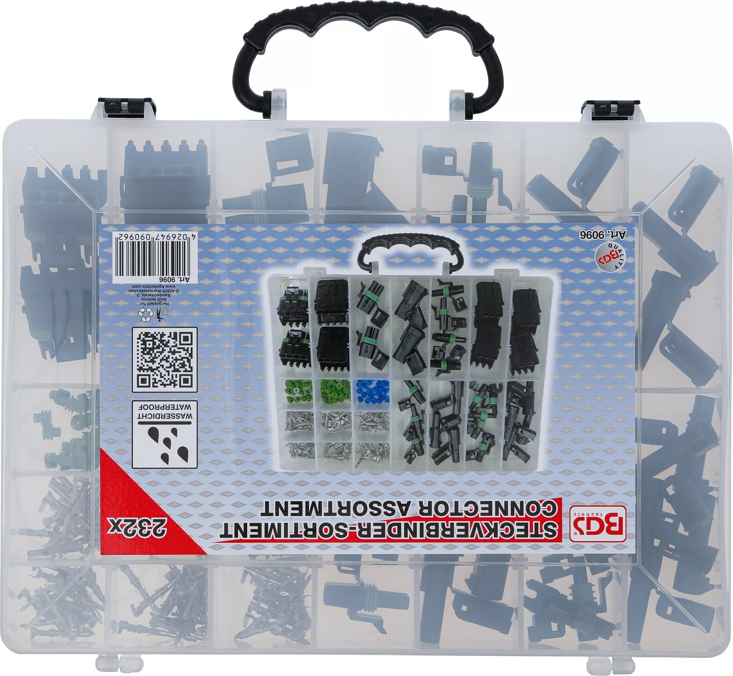 BGS 9096 Sortiment Steckverbinder wasserdicht 232 teilig